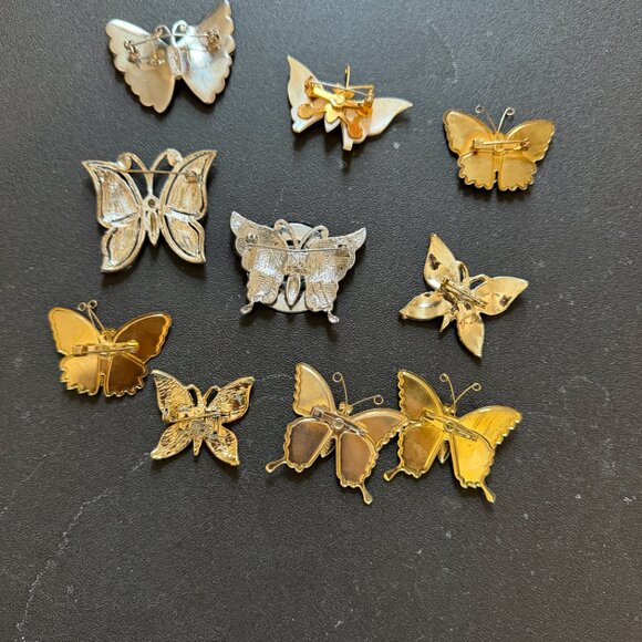 Colorful Butterfly Brooch Set - Picture 12 of 12